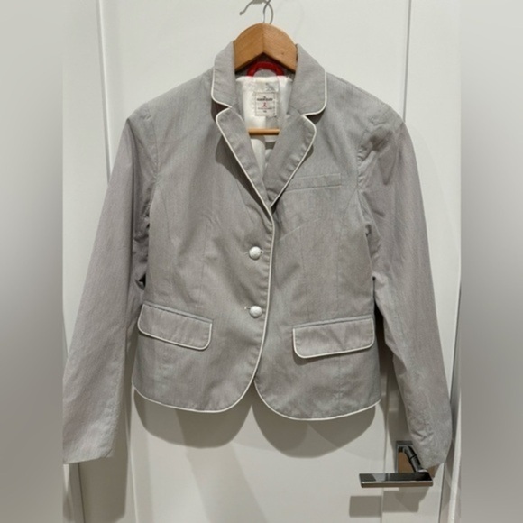 ✨Gap the Academy blazer✨ size 2P gray color.  Academia preppy old money D - Picture 1 of 7